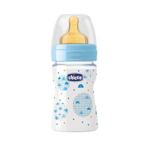 Chicco Biberon Original 150ml Touch 1 Foro Boy Con Tettarella In Caucciu