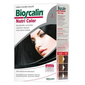 Bioscalin nutricolor plus colorazione capelli permanente 1 nero