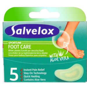 Salvelox Cerotto Vesciche Foot Care Aloe Vera 12x5 Mm 5 Pezzi