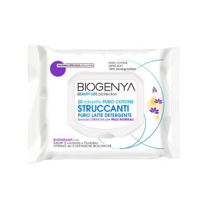 Biogenya Salviettine Struccanti Pelle Normale 20 Pezzi