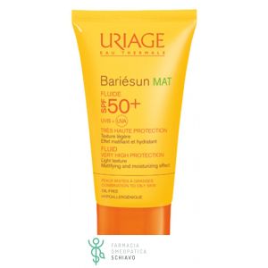 Uriage bariesun mat fluido spf 50+ protezione viso 50 ml