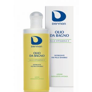 Dermon olio doccia detergente vitamina e corpo capelli 200 ml