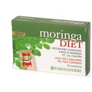Farmaderbe Moringa Diet Integratore Peso Corporeo 30 Compresse