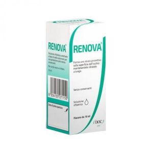 Renova Collirio Sostituto Lacrimale A Base di Acido Ialuronico 0,4% Flacone da 10ml Senza Conservanti