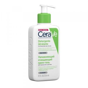 Cerave Detergente Idratante Viso Pelle da Normale A Secca, i Acido Ialuronico e Ceramidi 236ml