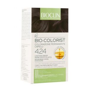 Bioclin Bio-colorist 4.24 Castano Beige Rame Tintura Naturale Capelli