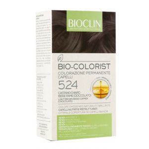 Bioclin Bio-colorist 5.24 Castano Chiaro Beige Rame Tintura Naturale Capelli