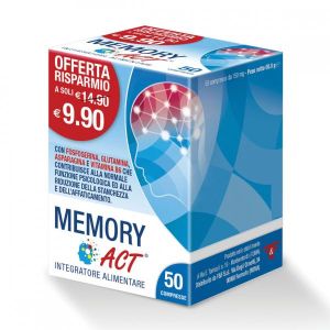 Memory Act Integratore per La Memoria 50 Compresse