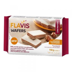 Flavis Wafers Nocciola Aproteico 3 Porzioni da 50g