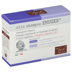 Fiocchi di Riso Emugen Olio Shampoo Ultradelicato 10 Bustineda 1,5ml + 10 Bustine da 3ml