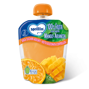 Mellin Pouch Arancia Mango Carota 90g 6mesi+