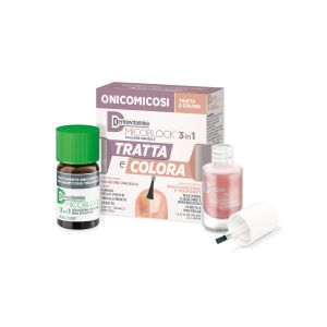 Dermovitamina Micoblock 3 In 1 Tratta e Colora Soluzione Ungueale 7ml + Smalto Idratante Traspirante 5ml