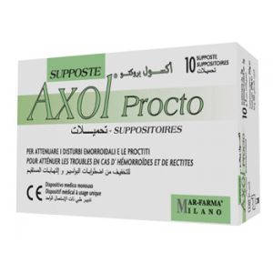 Axol Procto 10 Supposte X 2g