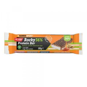 Named Sport Rocky 36% Protein Barretta Biscotto/caramello 50g