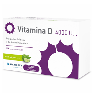 Metagenics Vitamina D 4000UI 168cpr Masticabili