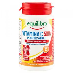 Equilibra Vitamina C 500 Integratore Sistema Immunitario 60 Compresse Masticabili