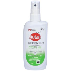 Autan Defense Tropical Spray Antizanzare Comuni Tigre e Tropicali Insetto Repellente 100ml