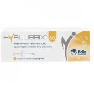 Siringa Intra-articolare Hyalubrix 60 Acido Ialuronico 1,5% 60mg 4ml No Eto