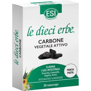 Esi Le Dieci Erbe Carbone Vegetale Attivo 30 Naturcaps