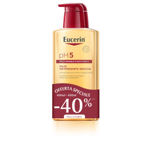 Eucerin Bipacco Ph5 Olio Detergente 400ml + 400ml