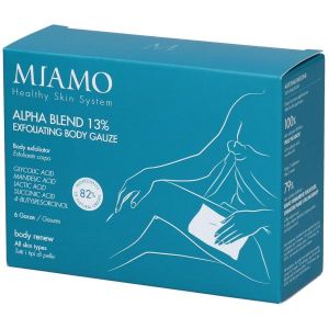 Miamo Body Renew Alpha Blend 13% Exfoliating Body Gauze Inbevute 6 Buste