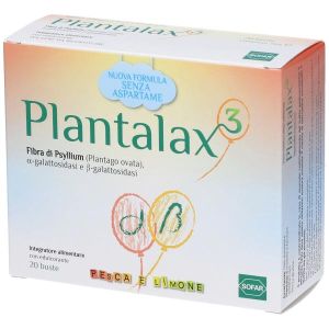 Plantalax 3 Pesca e Limone 20 Bustine