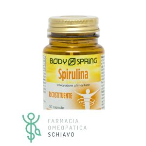 Body Spring Spirulina Integratore Ricostituente 50 Capsule