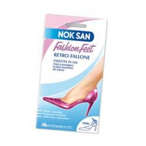Nok San Fashion Feet Fascetta Per Retro Tallone 1 Paio