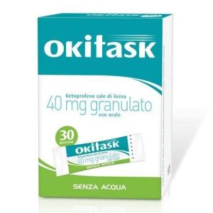 Okitask 40 mg Ketoprofene Sale di Lisina 30 Bustine