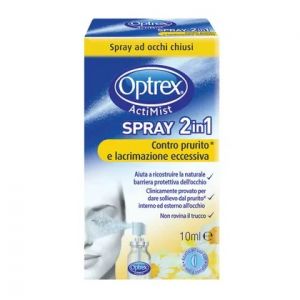 Optrex Actimist Spray 2in1 Contro Prurito Occhi E Lacrimazione Eccessiva 10ml