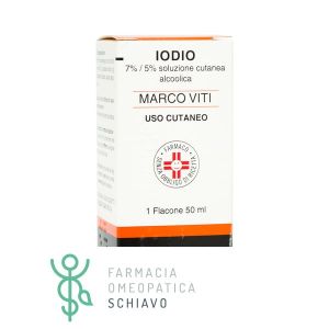Iodio Marco Viti 7% / 5% Soluzione Cutanea Alcoolica 50 ml