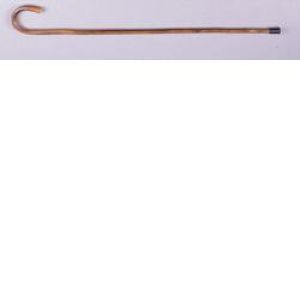 Bastone Di Castagno Neturale Con Manico Curvo