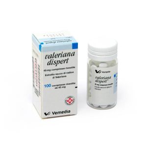 Valeriana Dispert 45mg Estratto Secco di Valeriana 100 Compresse Rivestite
