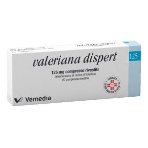 Valeriana Dispert 125mg Estratto Secco di Valeriana 20 Compresse Rivestite