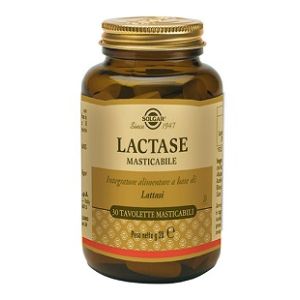 Solgar Lactase Food Supplement Based On Lactase 30 Chewable Tablets