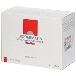 Biodermatin Granulato Effervescente 20mg Biotina 30 Bustine