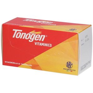 Tonogen Vitaminico Soluzione Orale 10 Flaconcini i Tappo Serbatoio