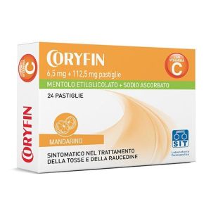 Coryfin C 6,5 Mg.+112,5 Mg. Pastiglie Gusto Mandarino 24 Pastiglie