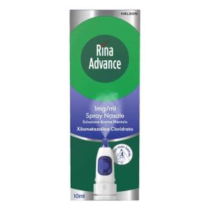 Rinaadvance Gocce Nasali Decongestionante Naso Chiuso Raffreddore Rinite Allergica Sinusite 10ml