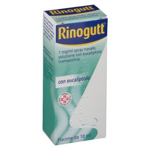 Rinogutt Eucalyptus Nasal Spray 1mg/ml Tramazolin 10ml