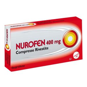 Nurofen 400mg Ibuprofene Analgesico per Mal di Testa Dolori Muscolari e Articolari 12 Compresse
