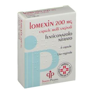Lomexin 200 mg fenticonazole antifungal 6 soft vaginal capsules