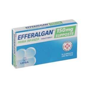 Efferalgan Early Childhood 150 mg Paracetamol 10 Suppositories