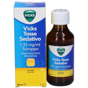 Vicks Tosse Sedativo Sciroppo 1 Flacone 180ml 1,33mg/ml