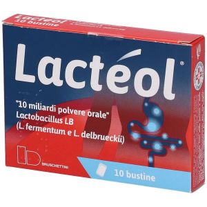 Lacteol Polvere Fermenti Lattici 10 Miliardi Lactobacillus Lb 10 Bustine