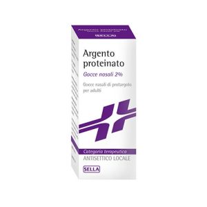 Argento Proteinato  Sella  Adulti Goccie Orl 10ml 2%