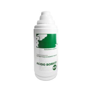 Acido Borico Nova Argentia 3% Soluzione Cutanea Antisettico Disinfettante 500 ml