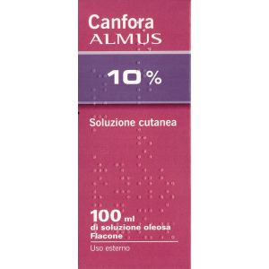 Camphor Almus 10% Cutaneous Solution 100 ml