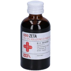 Iodio Soluzione Alcolica I  Zeta Farmaceutici  Soluzione Cutanea30ml 7% + 5%