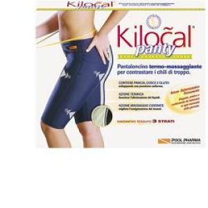 Pool pharma kilocal panty pantaloni blu taglia s